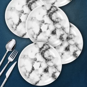 Porselen Kek Servis Tabağı Takımı 6 Parça 21cm