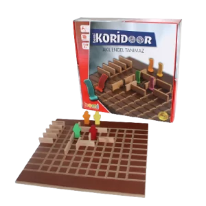 Natural Wooden Corridor Game Barricade Maze Intelligence and Logic Game