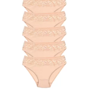 Lace Detailed Modal Bikini Knickers Women