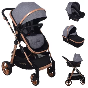 Mamma Jaguar Gold Travel System Baby Carriage