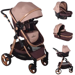 Mamma Jaguar Gold Travel System Baby Carriage
