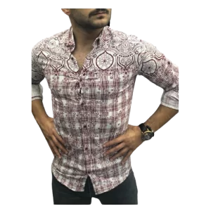 Polka Dot And Floral Patterned Shirts For Men