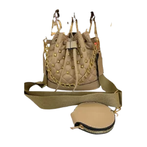 10 Adet Şişe Dip Model Raptiyeli Kol Çantası Kadın