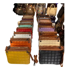 10 Adet Üç Cepli Çok Taraflı Kullanılabilen Kadın Çantası