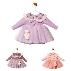Cumino Tulle Detailed Baby Dress