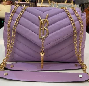 10 Adet YB Gold Zincir Detaylı Kadın Çanta