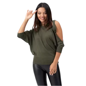 Yarasa Kol Bağlamalı Bluz